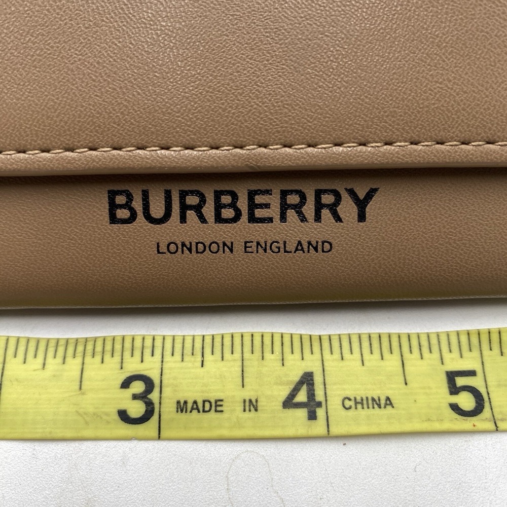 Burberry Camel Brown Soft Leather Eyeglass/Sunglass Magnetic Close Case - Picture 2 of 9